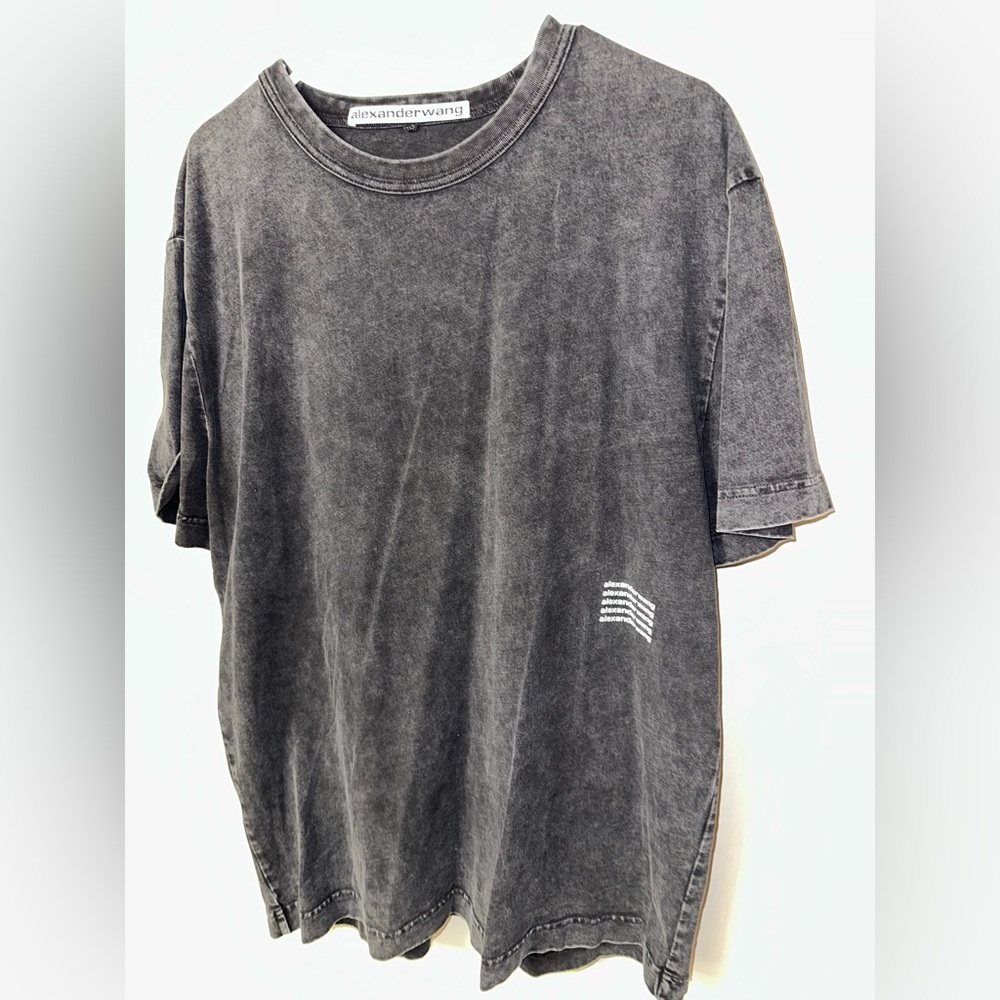 Alexander Wang acid washed Short Sleeve Tee